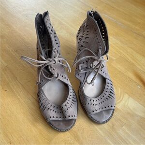 Vince Camuto Women's Lace-Up Peep Toe Sandals